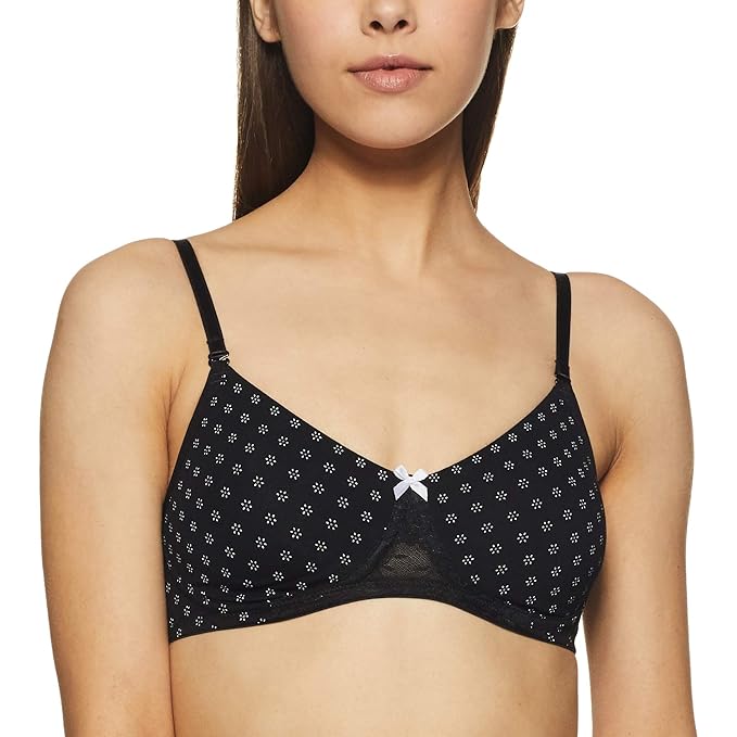 (Pack of 2) Women Cotton Wireless Non Padded Shaper Bra - Full Coverage, Anti Bacterial, Moulded Cup