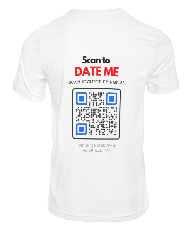 Free Size, QR Based Date Me Tee Shirt, Best to get attention for love.